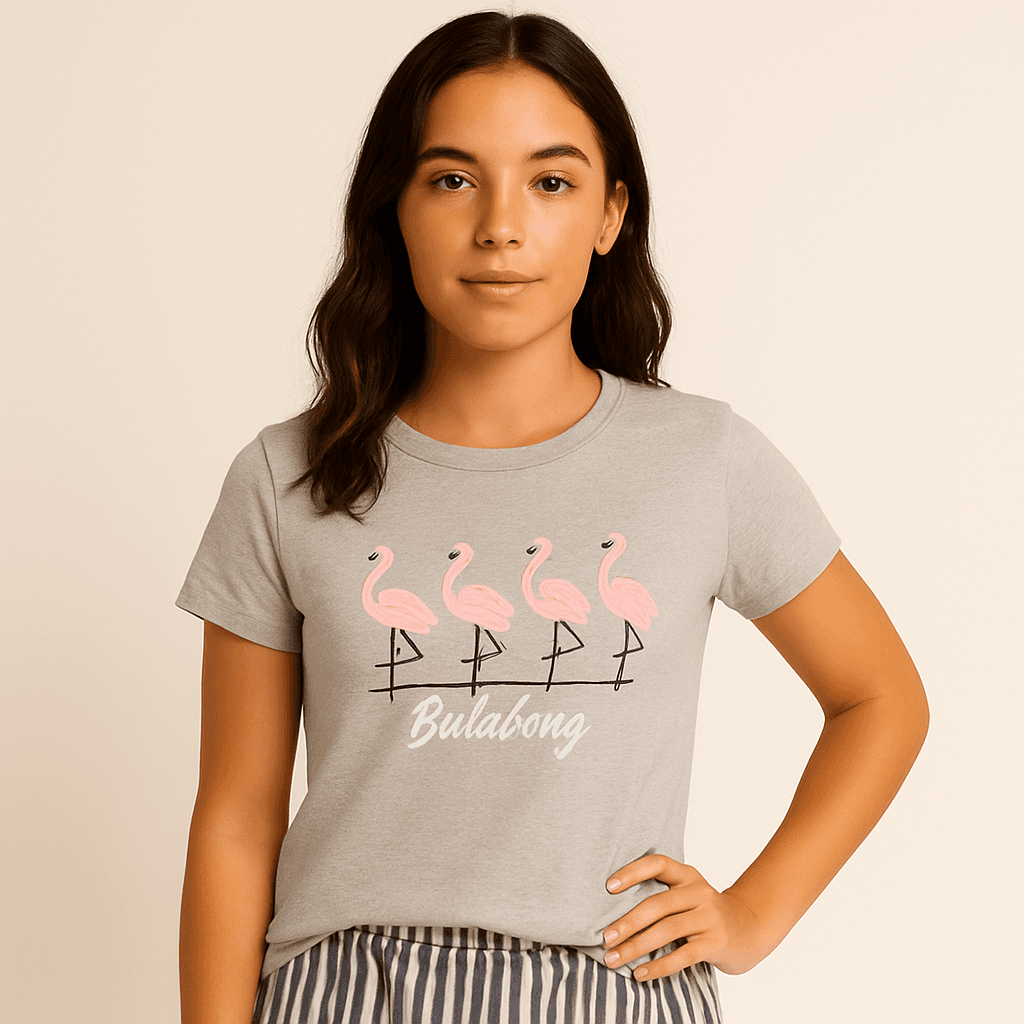 Flamingo Graphic T-Shirt by Bulabong 1